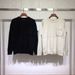 STONE New Shadow Series Compass Armband Badge Chest Pocket Casual Knitted Pullover Sweater_viptrois.com