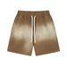 Men's Clothing Summer Washing Tide Brand Men's Short Sleeved Spray Dyed Retro Men's Shorts Short Sleeved Suit_viptrois.com