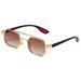 Double Beam Metal Sunglasses For Men – Business & Outdoor UV Protection With Small Frame Trendy Style_viptrois.com