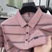 Men's Clothing Summer Casual Lapel Striped Real Pocket Short Sleeved Polo Shirt Middle Aged Men's Dad Wear Thin T Shirt Tops Men_viptrois.com