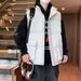 Men's Oversized Fleece Vest – Winter-Ready Cotton Blend (M-5XL, Thermal Lining, Slim Fit Under Jackets, Black/Beige/Army Green/Brown)_viptrois.com
