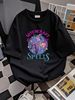 Witchcraft & DIY Spells – Funny Witch For Halloween Lovers T-Shirt Streetwear Top For Everyday Wear Comfortable Soft Summer Designer Clothes Unisex Female Slightly Casual Stylish Versatile Women Graphic T-Shirt For Women Casual Fashion Stretched_viptrois.com
