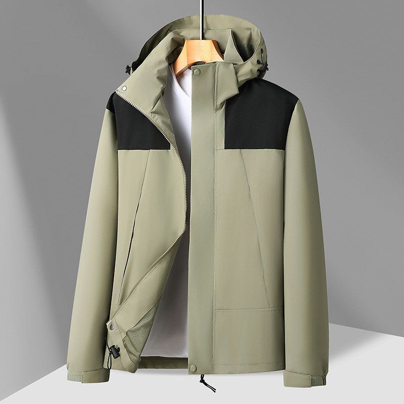 Unisex Lightweight Windbreaker Jacket – Waterproof Hooded Raincoat For Hiking, Cycling & Urban Commute (XS-XXXL, 9 Colors, Breathable Polyester)_viptrois.com