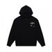 Skull Print Heavy Cotton Unisex High Street Hooded Sweatshirt Long Sleeve Fashion_viptrois.com