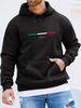 Men's Autumn And Winter Casual Fashionable Loose Hooded Sweatshirt ITALIA Letter Pattern Printed Warm Long Sleeved Pullover_viptrois.com