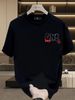 Men's 100% Cotton Short Sleeve T-Shirt With "ONE Day Or Any Day" Text Logo, Casual Loose Fit, Streetwear Style_viptrois.com