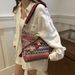Women's Crossbody Bags Fashion Simple Casual Women's Shoulder Bag Literary Tassel Bag Large Tote Bag_viptrois.com