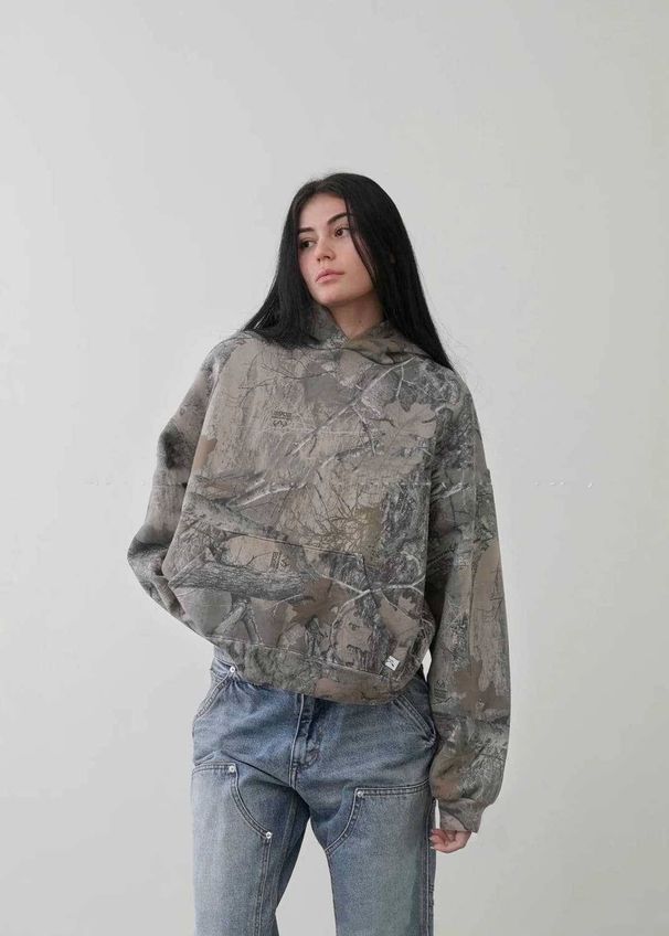 Fashionable Hooded Camouflage Maple Leaf Sweatshirt Spring And Autumn New Retro Men's And Women's Sweatshirt Carpusis_viptrois.com