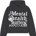 Retro Hip-Hop Punk Hoodie - Unisex Streetwear Pullover With 3d Foam Letter Print (Black & Colorways, Xs-4xl)_viptrois.com