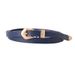 Summer new product women's multi-color thin leather belt carved buckle three-piece set fashionable versatile dress decorative belt_viptrois.com