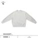 Unisex Crew Neck Sweatshirt – Soft Solid Color Pullover For Men & Women (Black/Flower Gray, S-XL)_viptrois.com
