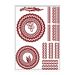 Indian Lace Tattoo Stickers Red Brown Waterproof Henna Tattoo Stickers Tatto_viptrois.com