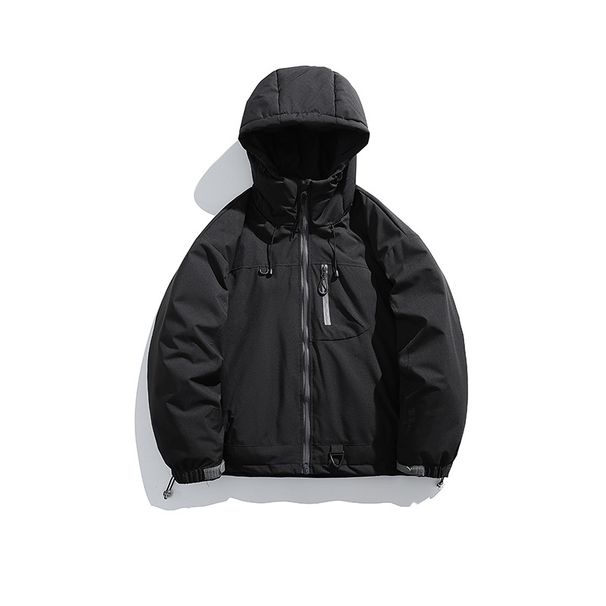 Men's Tech Puffer Jacket – Waterproof Windproof Hooded Down Coat For Urban Outdoor (6XL Sizing)_viptrois.com