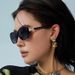 New Fashion Oval Small Frame Polarized Sunglasses Women's High End Sunglasses Women's Trendy Mirror Frames_viptrois.com