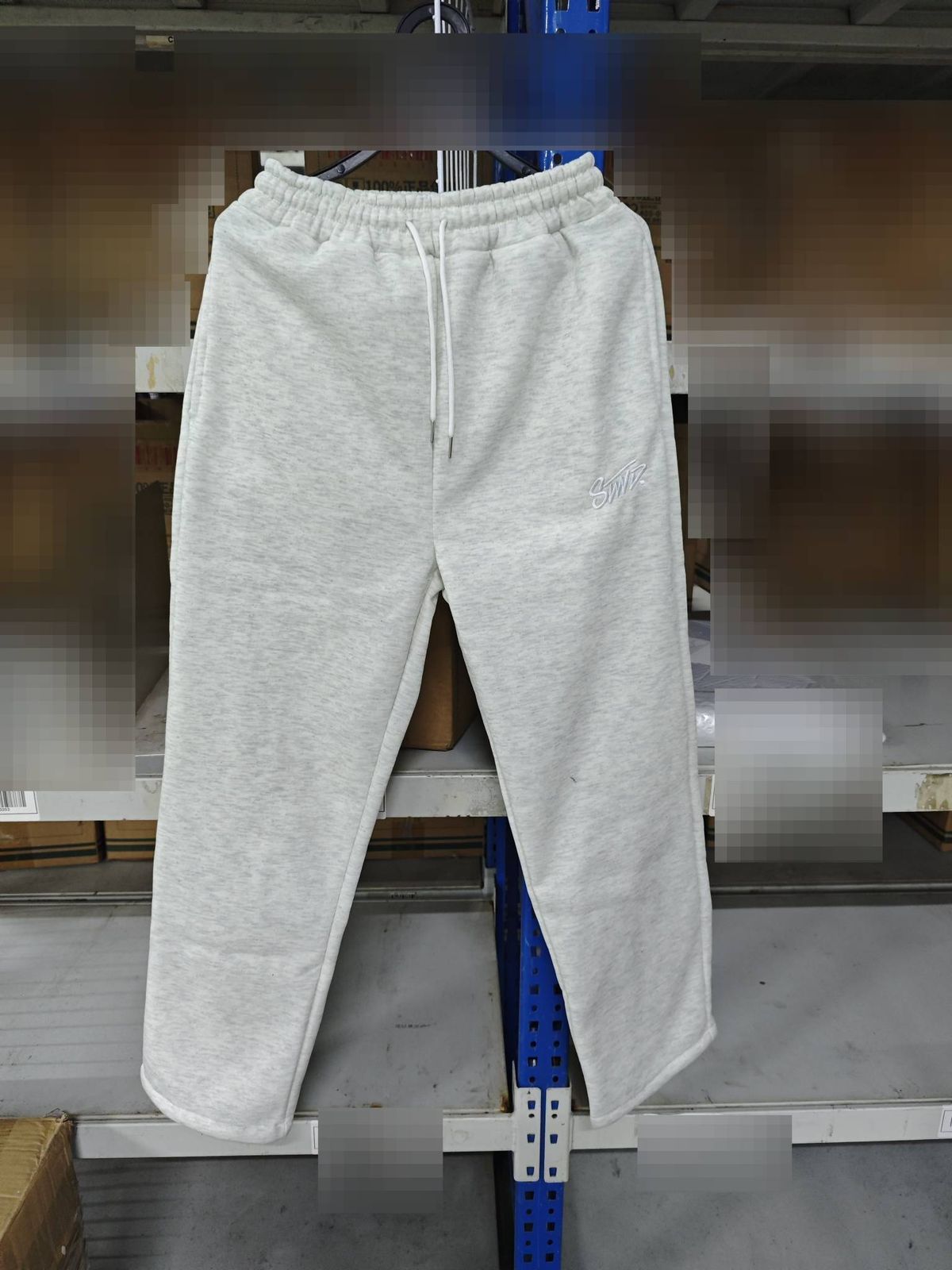 Fashionable SWD Print Wide-Leg Pants For Teens & Couples - Trendy Casual Streetwear With Digital Printing, Comfortable Loose Fit_viptrois.com