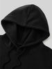 Men's Autumn And Winter Casual Fashion Loose Hooded Sweatshirt, Mountain Moon Star Print Warm Long Sleeved Pullover_viptrois.com