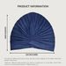 New women's ethnic style pleated turban hat Indian hat cloth hat Middle Eastern turban hat soft and comfortable watermelon hat_viptrois.com