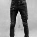New Motorcycle Style, Trendy And Elastic Skinny Jeans_viptrois.com