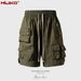 Men's Clothing Spring And Summer Foam Elastic Functional Casual Pants Epidemic Style Multi Pocket Shorts_viptrois.com