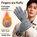 Pulse Touchscreen Men's Large Cold-Proof Winter Fleece-Lined Thickened Warm Cycling Knitted Fleece Outdoor Gloves_viptrois.com
