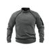 Men's Slim Fit Fleece Hoodie Winter Warm Stand Collar Long Sleeve Pullover Casual Streetwear Soft Coral Fleece Jacket_viptrois.com