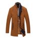 Men's Clothing Middle Aged Thick Lapel Suit Collar Woolen Coat Jacket Medium And Long Overcoats_viptrois.com