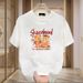 2025 Summer Loose Men And Women Pullover 100% Cotton Short Sleeve T-shirt_viptrois.com