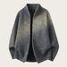 Men's Lightweight Zip-Up Knit Cardigan – Minimalist Oversized Sweater With Breathable Polyester Blend (M-4XL) | Casual Loungewear & Street Style_viptrois.com