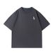 Fashion Cotton Printed Round Neck Short Sleeved 2025 Summer New Loose Shoulder T-Shirt Trend_viptrois.com
