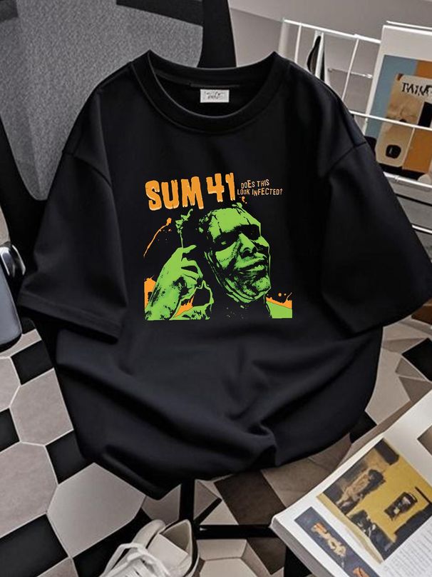 Sum 41 Punk Band T-Shirt Unisex Tee For Men Women S-234XL YA244 Stylish Top For Everyday Wear Designer Clothes Fashion Comfortable Slightly_viptrois.com