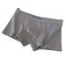Pulse 60s Pure Cotton Underwear Melard Color Series 7A Antibacterial Crotch Simple Large Size Men's Boxer Briefs Comfortable_viptrois.com