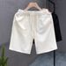 Men's High End Starry Sky Print Shorts Summer Outerwear Trendy Solid Color Loose Casual Five-Point Pants New Style_viptrois.com