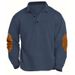Men's Clothing Spring And Autumn Long Sleeved Lapel Polo Shirt Sweater T Shirt Bottom_viptrois.com