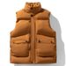 New Men's Cotton Vest Winter Warm Trendy Vest Jacket Solid Color Vest Vest Vest_viptrois.com
