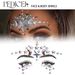 Halloween Edm Electronic Music Festival Face Stickers Eyebrow Stickers Diamond Resin Diamond Carnival Diamond Stickers Masquerade Face Decoration_viptrois.com