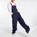 Men's Clothing Large Size Denim Overalls Loose Men's Denim Overalls Ripped Jeans Popular Suspenders_viptrois.com