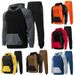 Men's Fleece-Lined Hoodie & Jogger Set - Heavyweight Winter Activewear For Outdoor & Casual Wear_viptrois.com