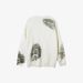 3D Chain Print Sweater – Oversized Unisex Pullover (Viscose Blend, Textured Graphic, Drop Shoulder, Streetwear Essential, Instagram Aesthetic)_viptrois.com