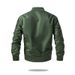 Men’s Slim Fit Bomber Jacket – Lightweight Corduroy Zip-Up Flight Coat With Hood (Black, Navy, Olive, Gray)_viptrois.com