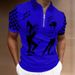 2025d 2024 Men's Turn-down Collar 3D Digital Print Short Sleeve Polo Shirt_viptrois.com