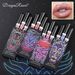 3-Piece Halloween Lip Makeup Set - Non-Stick, Shimmery Lipsticks In Purple And Black_viptrois.com