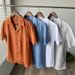 Men's Retro Artsy Cuban Collar Shirt Summer Washed Linen Cotton Loose Fitting Short Sleeved Hong Kong Style Clothing_viptrois.com