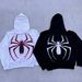 2023 Halloween Unique Men And Women Sweatshirt Y2K Couple Large Size Spider-Man Zip Hoodie_viptrois.com