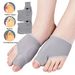 1 Pair Toe Corrector Abrasion Resistant Breathable Comfortable to Wear Elastic Toe Separator Hallux Valgus Bunion Corrector Sock for Men Women_viptrois.com
