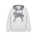 College Pattern Lace-up Cartoon Hoodie Unisex Trendy Brand Vibe Style Loose Pullover Sweatshirt_viptrois.com