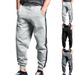Men's Clothing Heavyweight Solid Color Striped Casual Jogger Pants - Comfortable Cotton Blend Sweatpants For Gym, Workout & Daily Wear - S-XXXL_viptrois.com