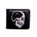 Men's Wallet Wallet Skull Color Printing Short Small Wallet Portable Fashion Men's Zipper Coin Purse._viptrois.com