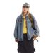 Spring American Letter Embroidered Denim Jacket For Men, Trendy, Versatile And Wide_viptrois.com