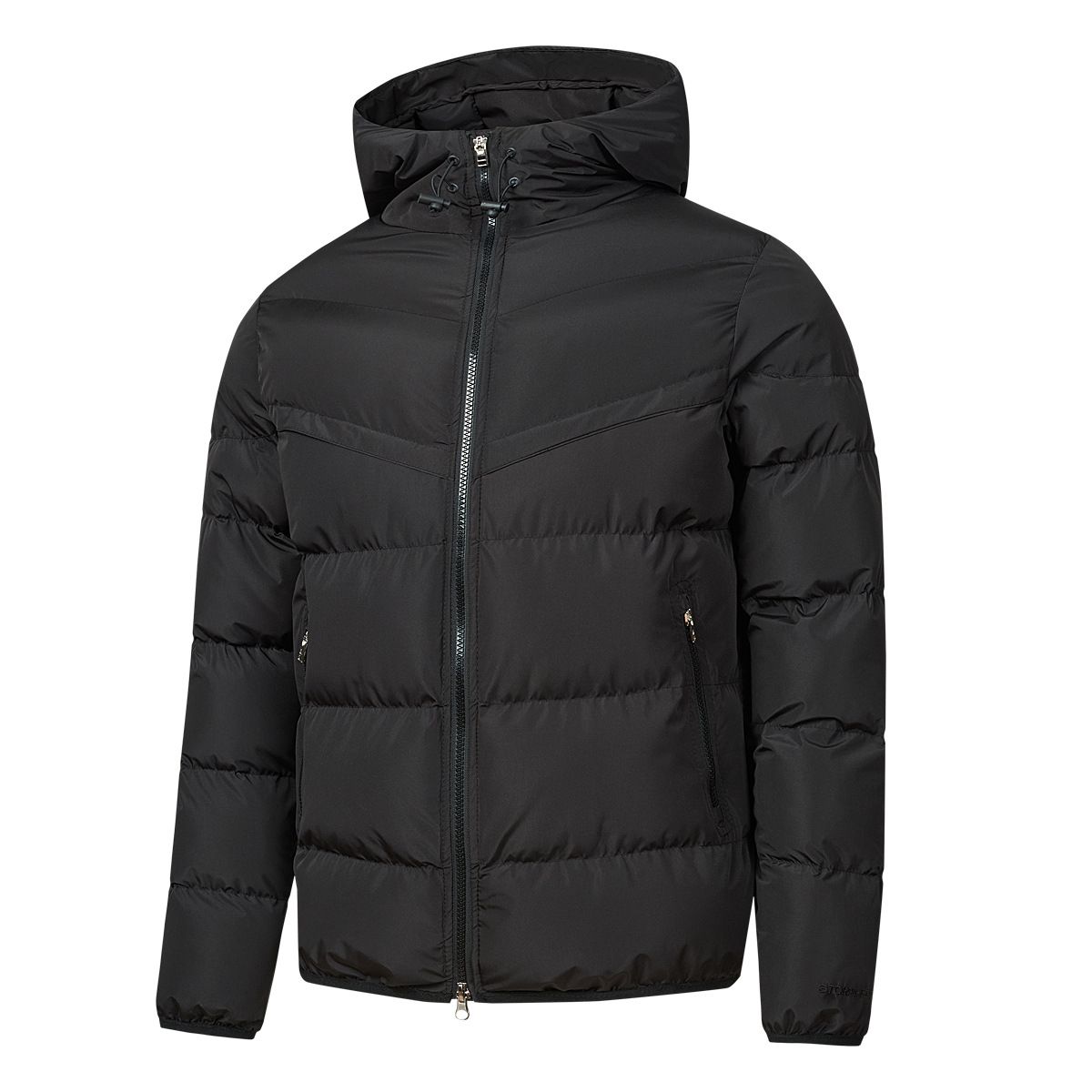 Men's Heavy-Duty Winter Jacket With Hood - Thick Cotton Coat For Outdoor Sports & Casual Wear, Windproof & Warm, Black, Khaki, Gray, Army Green_viptrois.com
