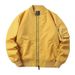 Men's Clothing Trend Brand Shawn Yue Baseball Jacket Men's Air Force Ma1 Pilot Jacket Thickened Cotton Coat Printed Embroidered Logo_viptrois.com